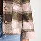 Solace Chocolate/Pink Check Oversized Shacket