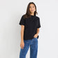 Street Crew Neck Boxy Tee - Black