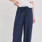 Townie Blue Side Stripe Elastic Waist Pants