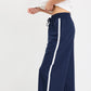 Townie Blue Side Stripe Elastic Waist Pants
