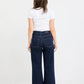 Zoey Indigo Petite High Rise Wide Leg Pocket Jean