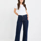 Zoey Indigo Petite High Rise Wide Leg Pocket Jean