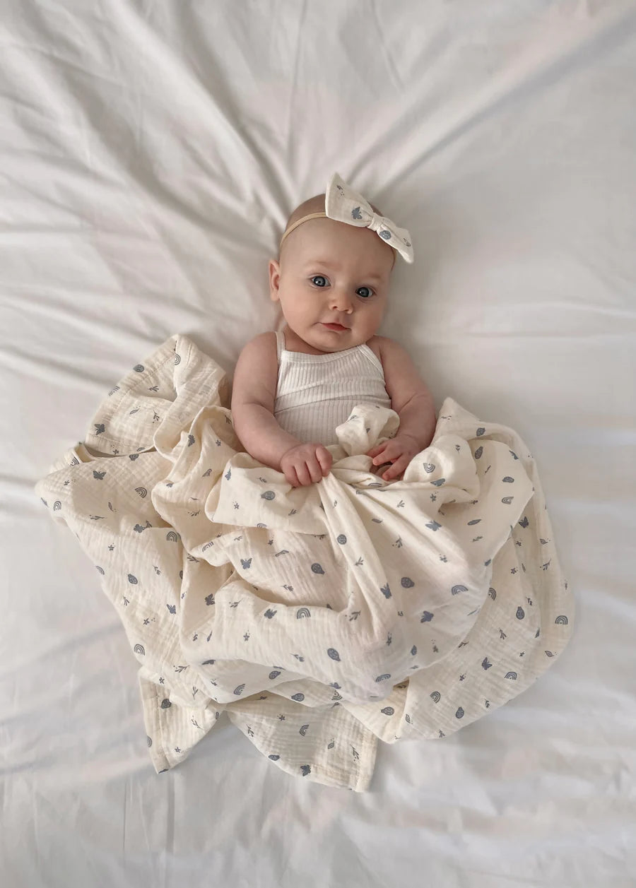 SWADDLE MUSLIN - Enchanted Garden