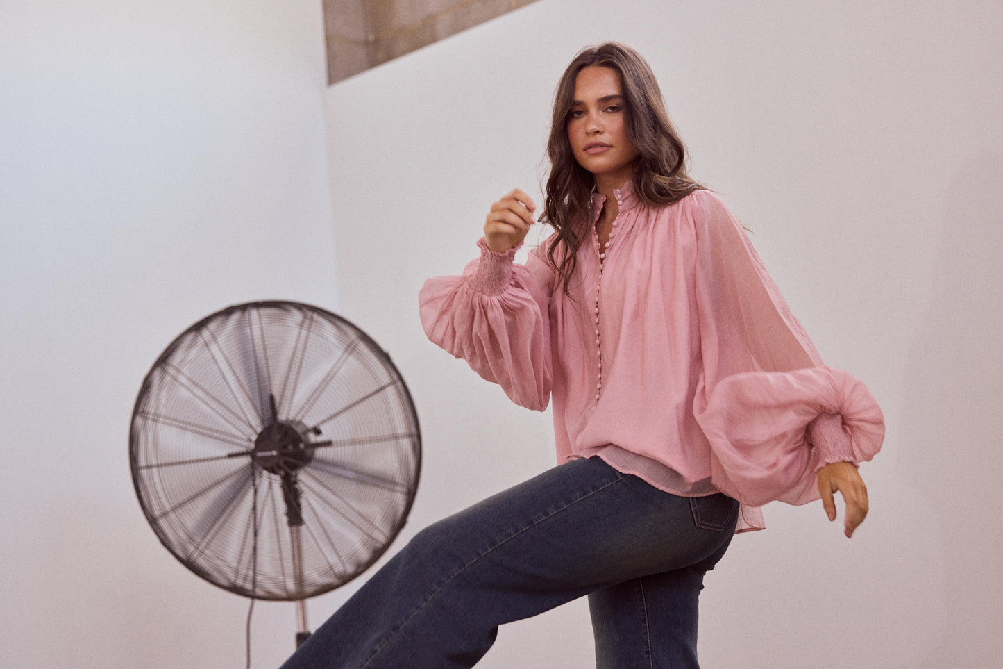 Sylva Blouse - Pink