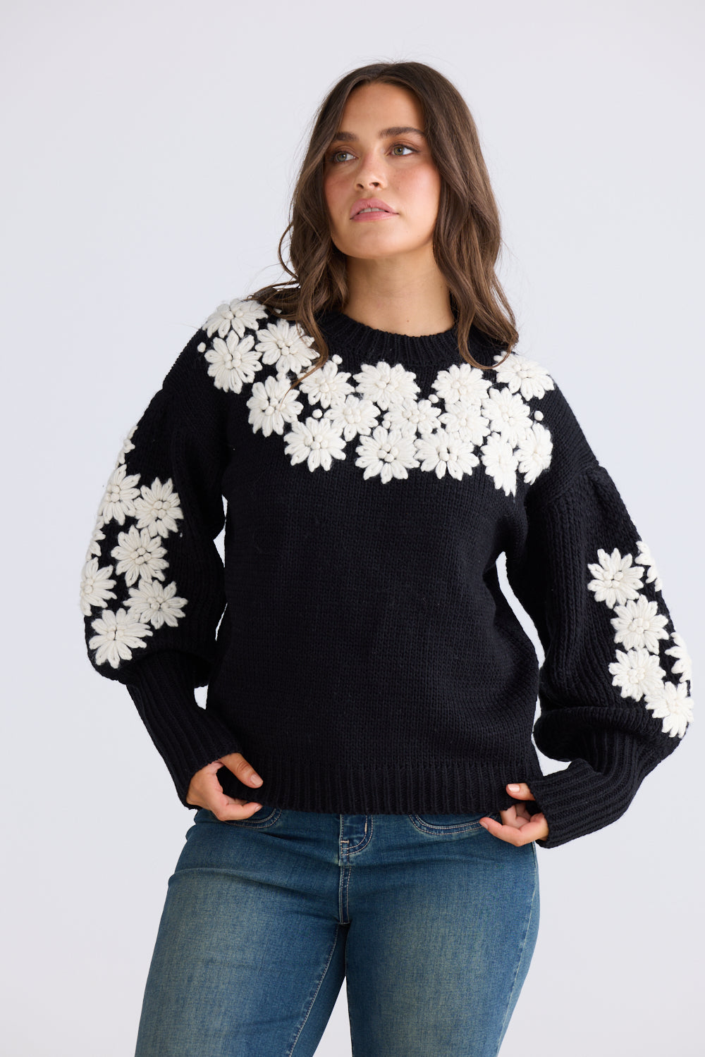 Flower Child Knit - Black