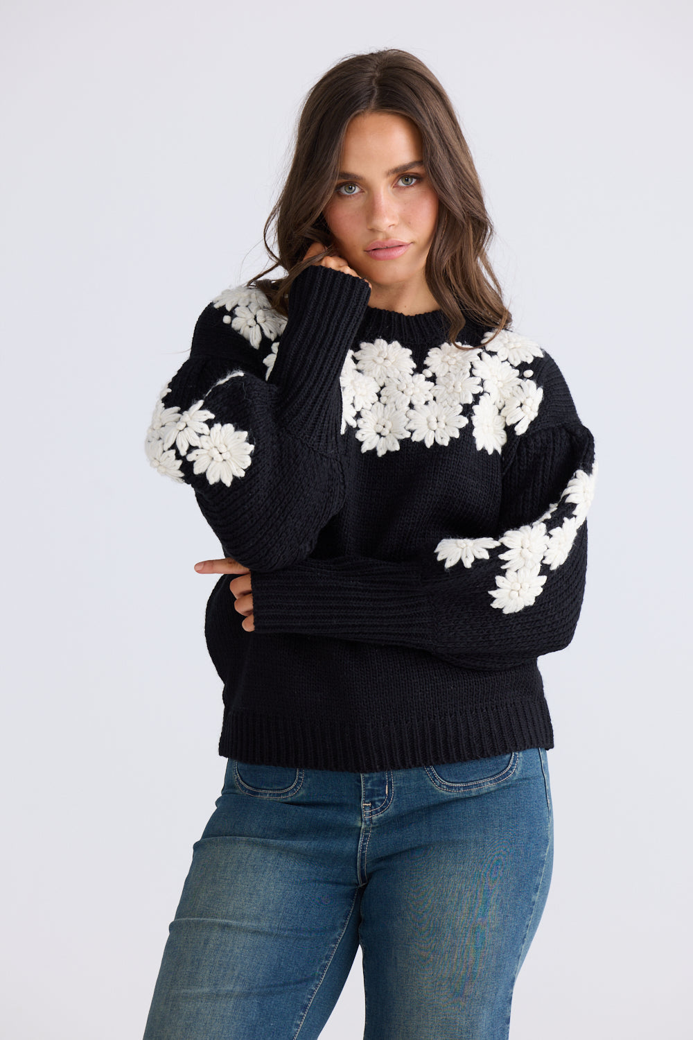Flower Child Knit - Black