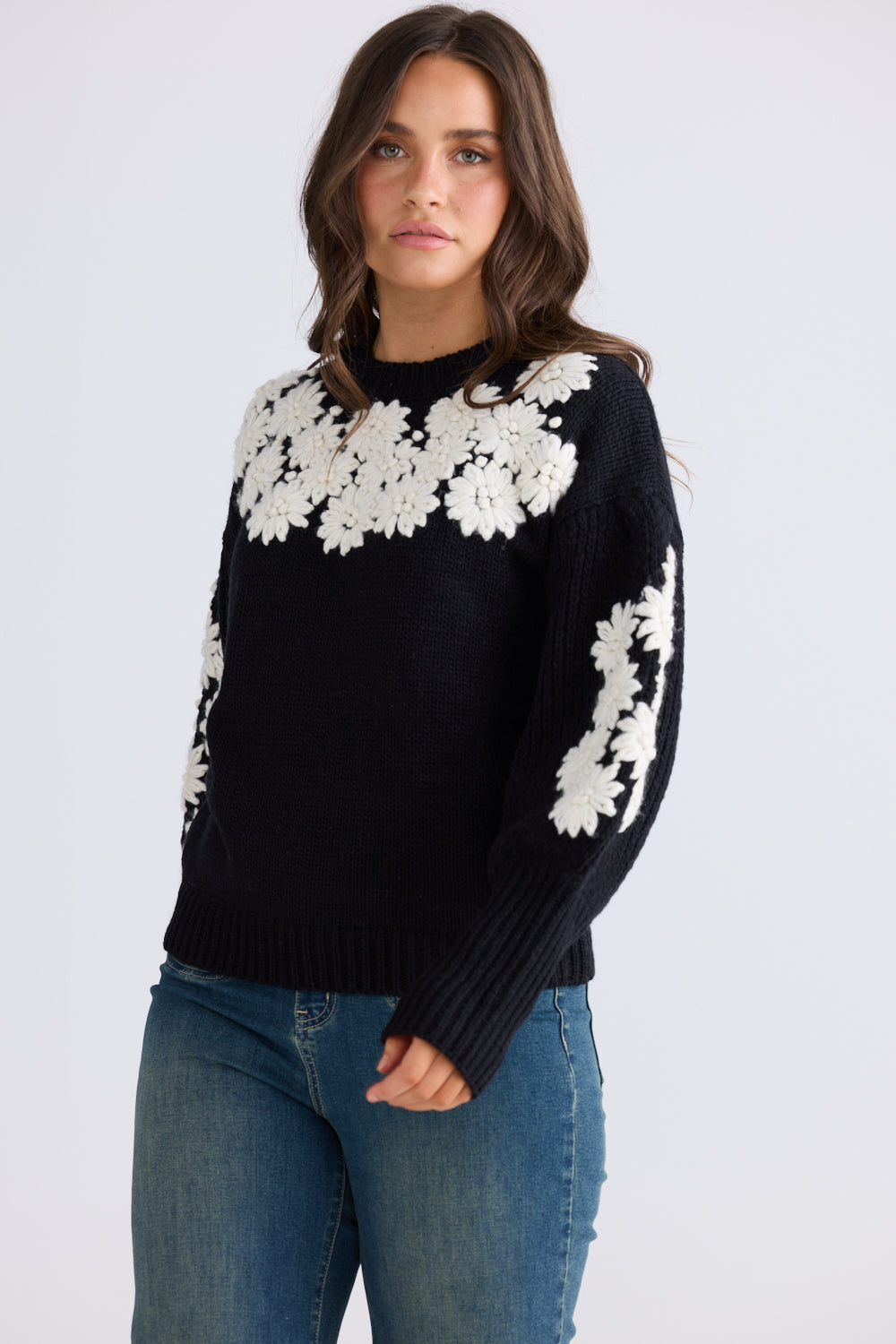 Flower Child Knit - Black