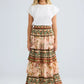Ariel Maxi Skirt - Wildflower Oasis