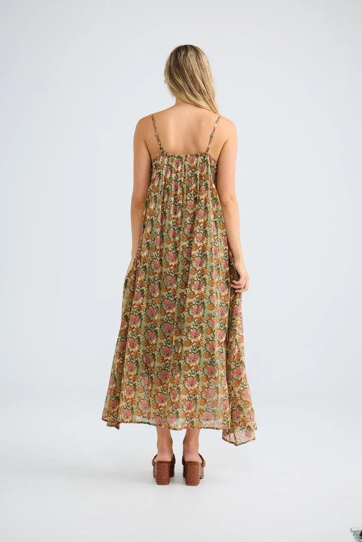 Noema Dress - Green Meadow