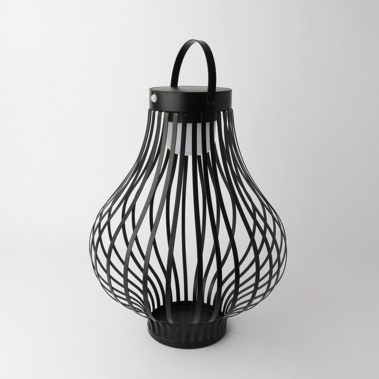 Solar Lantern 40cm Black