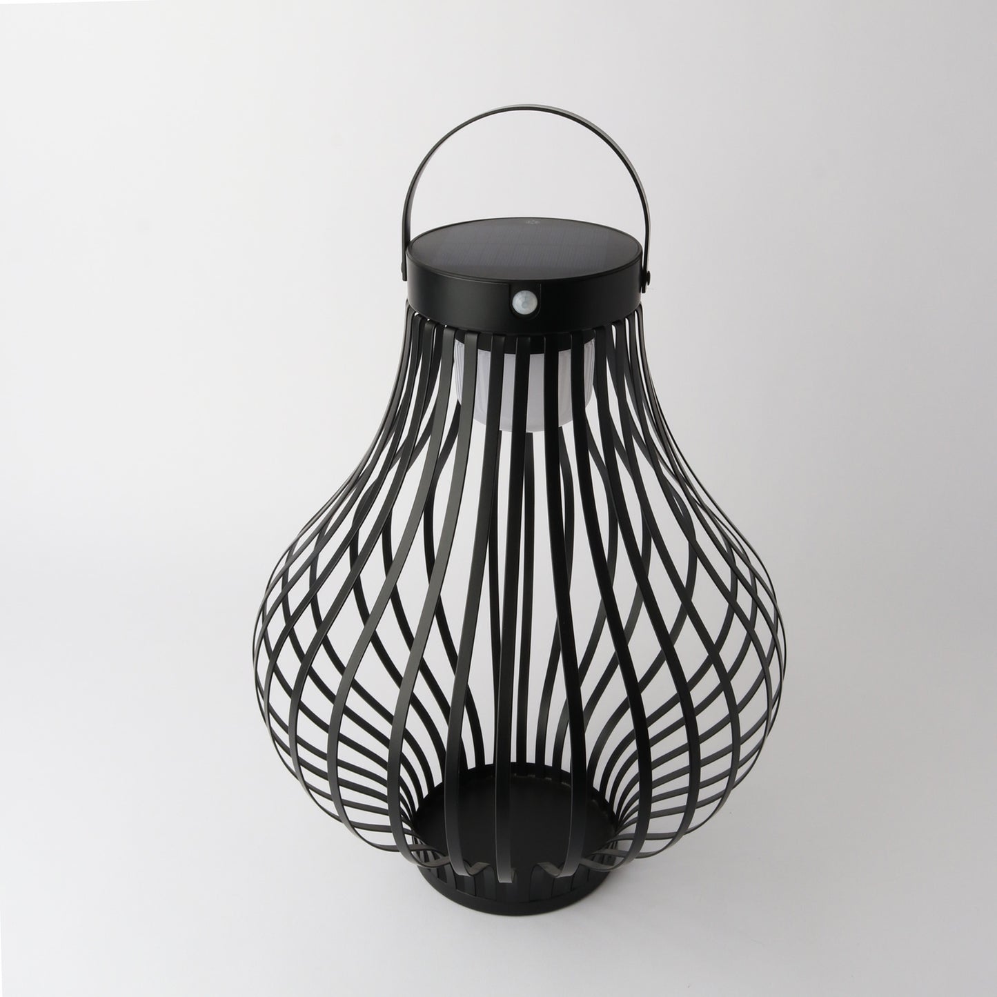 Solar Lantern 40cm Black