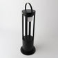Solar Lantern 45cm Black