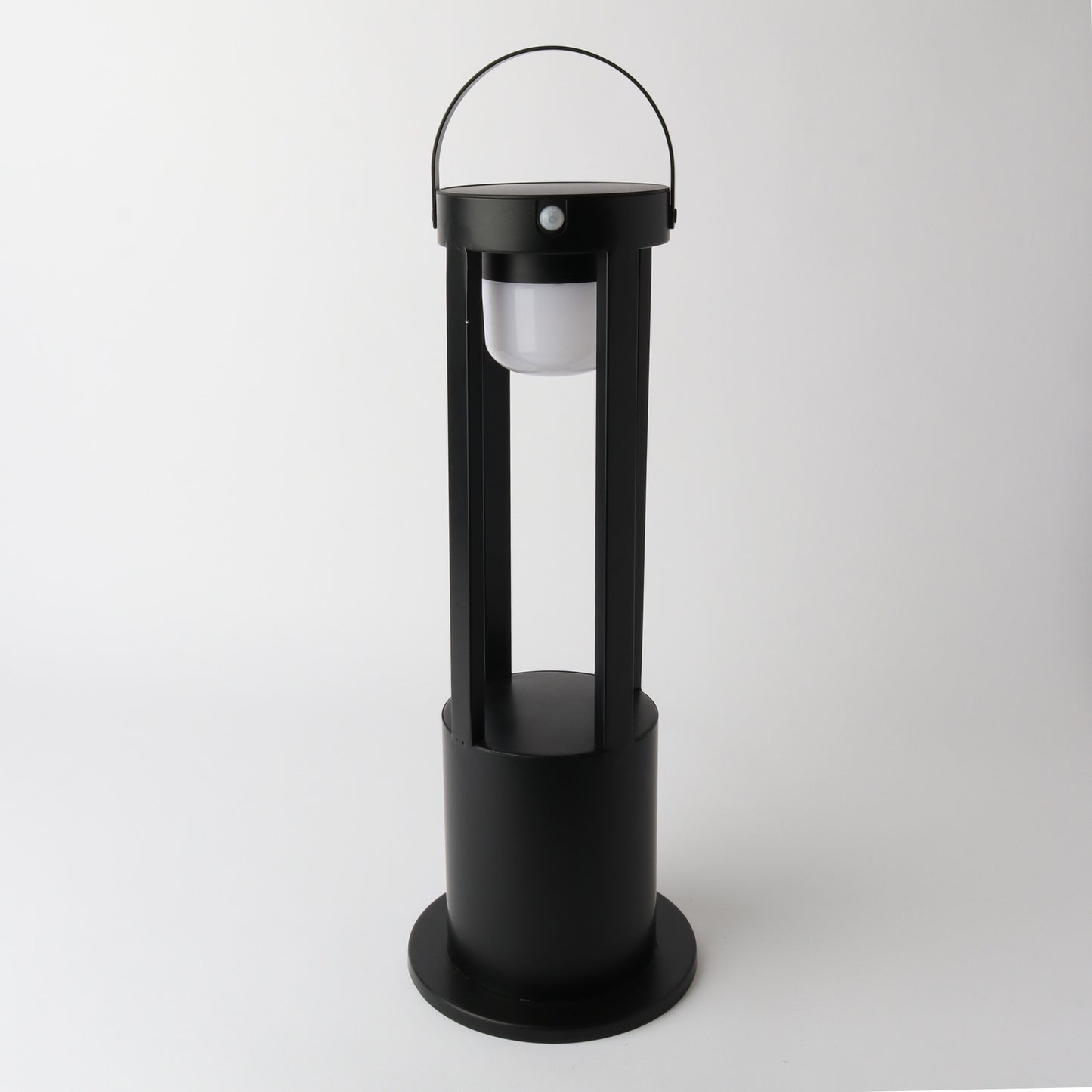 Solar Lantern 45cm Black