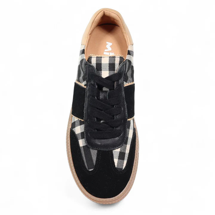 Tag - Black Suede Black Tan Burbs Check