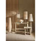 Amalfi Talstone Linen Floor Lamp