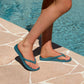 Arch Support Jandals - Teal