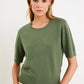 Topic Khaki Cashmere Blend Soft Knit Tee
