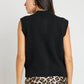Trait Knitted Crewneck Vest Top