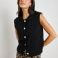 Trait Knitted Crewneck Vest Top