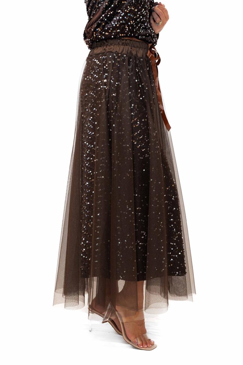 Trinny Sequinned Skirt