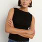 Untamed Lace Sleeveless Boatneck Top