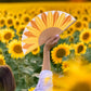 Hand Fan with Gift Box - Sunflower