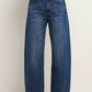 Varsity Barrel Jeans - Deep Blue