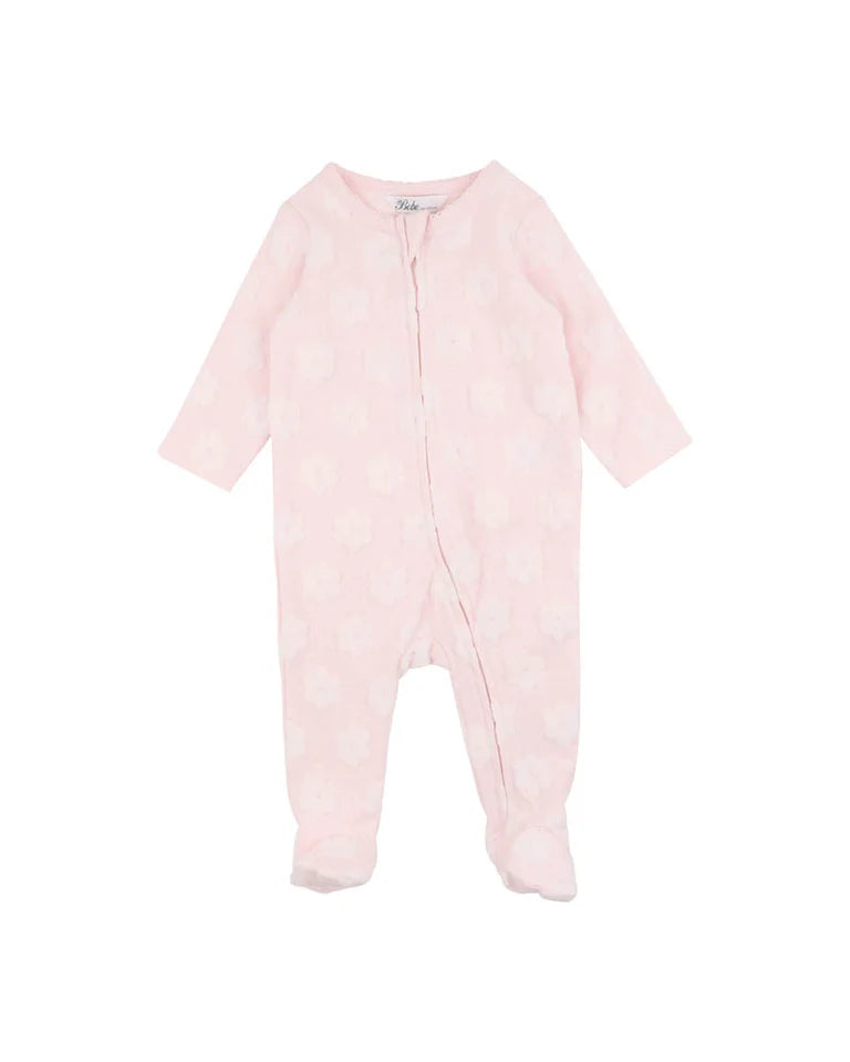 Organic Jacquard LS Onesie