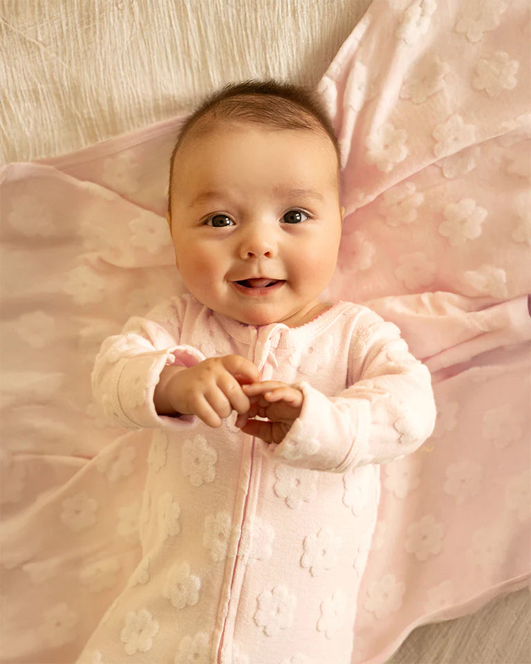 Organic Jacquard LS Onesie