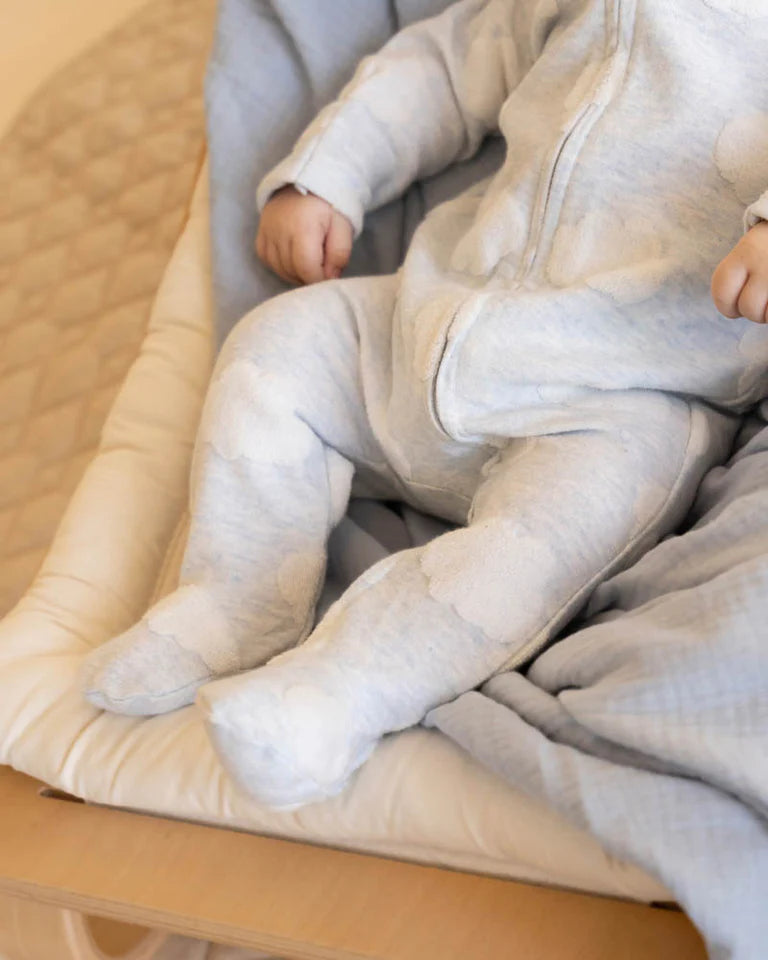 Organic Jacquard LS Onesie