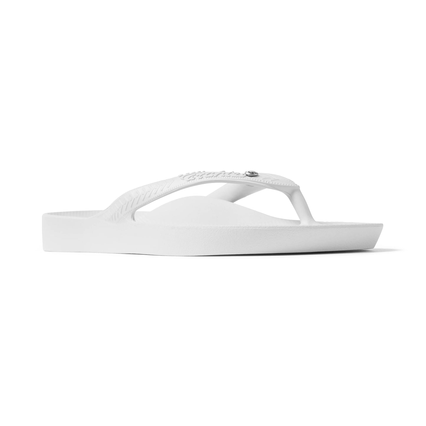 Arch Support Jandals - Crystal White