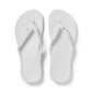 Arch Support Jandals - Crystal White
