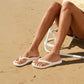 Arch Support Jandals - White