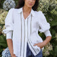 Zinnia Lace Trim Shirt