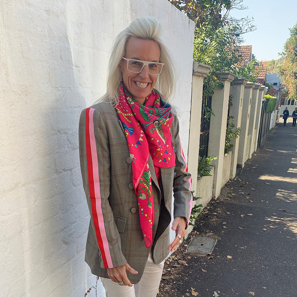 Sophie Moran Checked Blazer