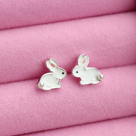 Mia the Bunny Earrings in Bunny Box