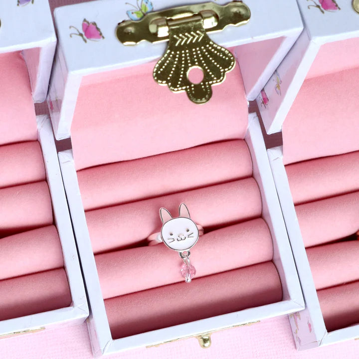 Tea Party Bunny Ring in Bunny Box