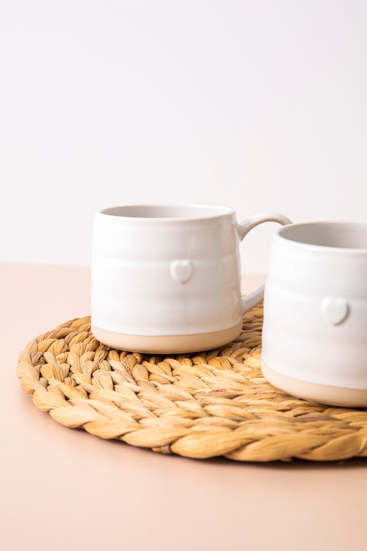 Mikasa Farmhouse Heart Stoneware Mug