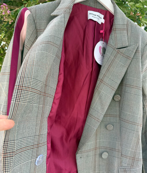 Sophie Moran Checked Blazer