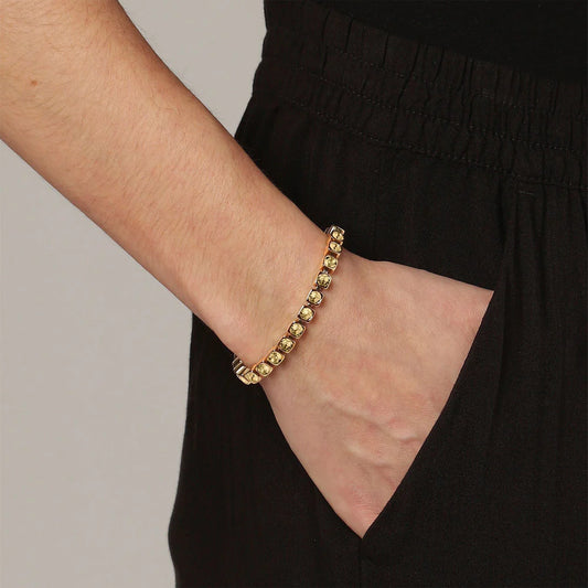 Cory Gold Tennis Bracelet - Golden
