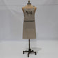 French Linen Apron Natural & Olive