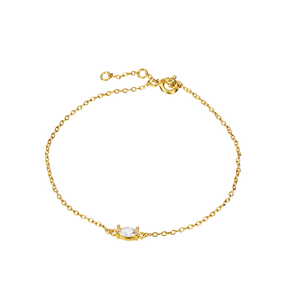 Haley Fine Chain Bracelet