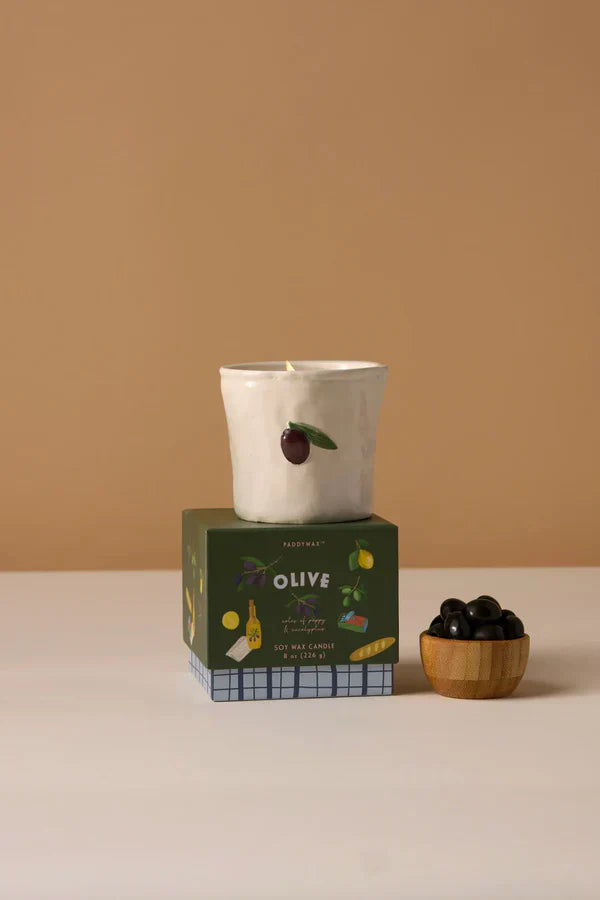 Bistro Ceramic Candle