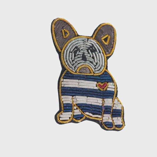 French Bulldog Brooch