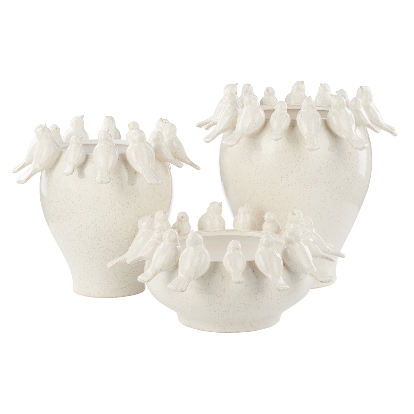Rosemary Ceramic Bird Vase