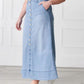 Goldie Summer Washed Denim Skirt