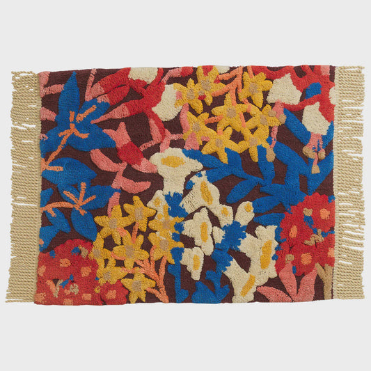 Francesca Bath Mat - Garnet