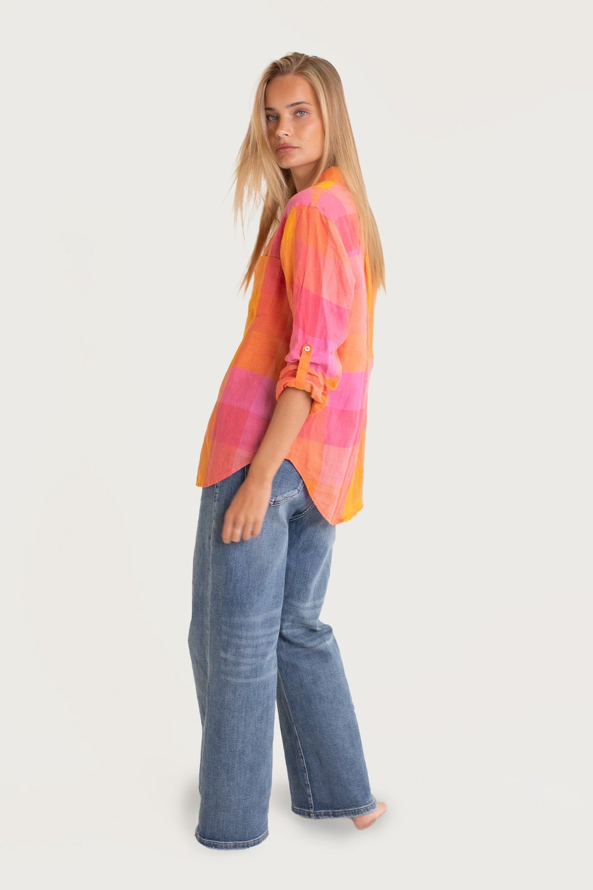 The Boyfriend Linen Shirt - Lets Hang Out