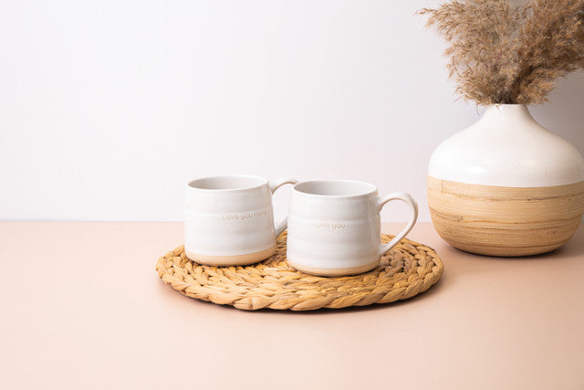 Mikasa Farmhouse LOVE YOU Stoneware Mug