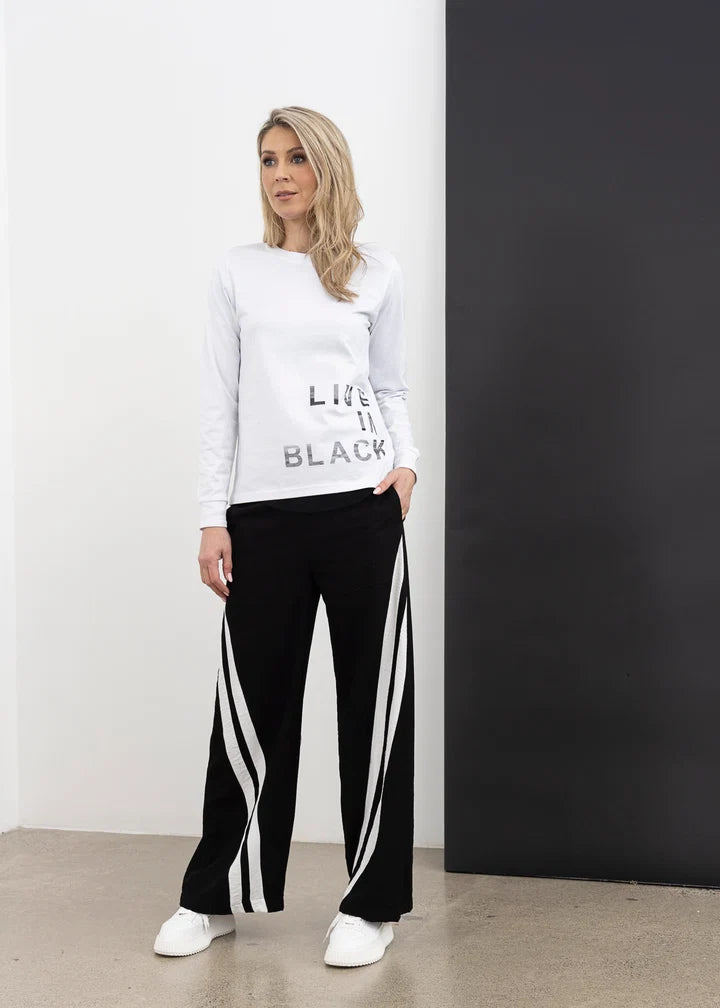 LIVE-IN BLACK PANTS